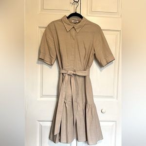 Calvin Klein linen dress. Size 10